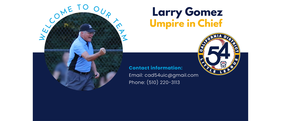 New Umpire in Chief